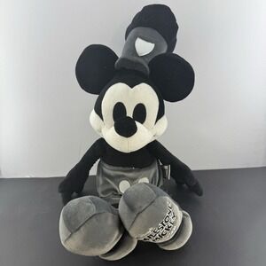Large 24" Plush Disney Milestone Mickey Mouse 1928 Steamboat Willie May EUC